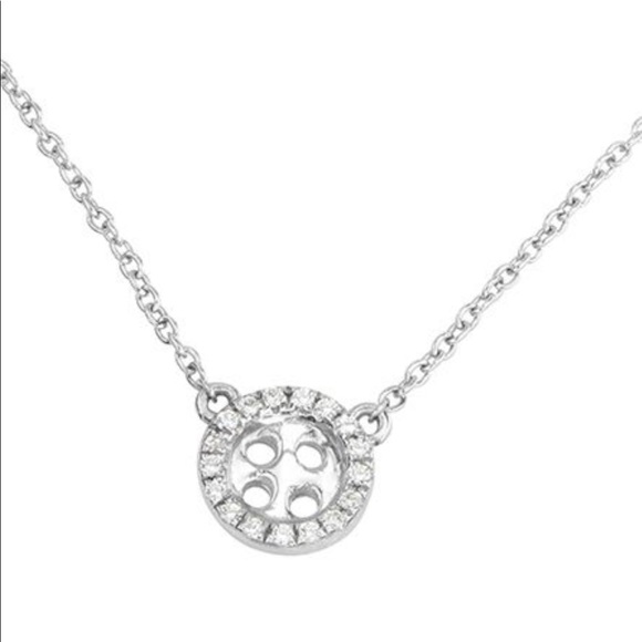 Uno De 50 1BY STAY CLOSE Necklace White Topaz 18" - Picture 10 of 10